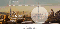 Desktop Screenshot of globalmba.cl